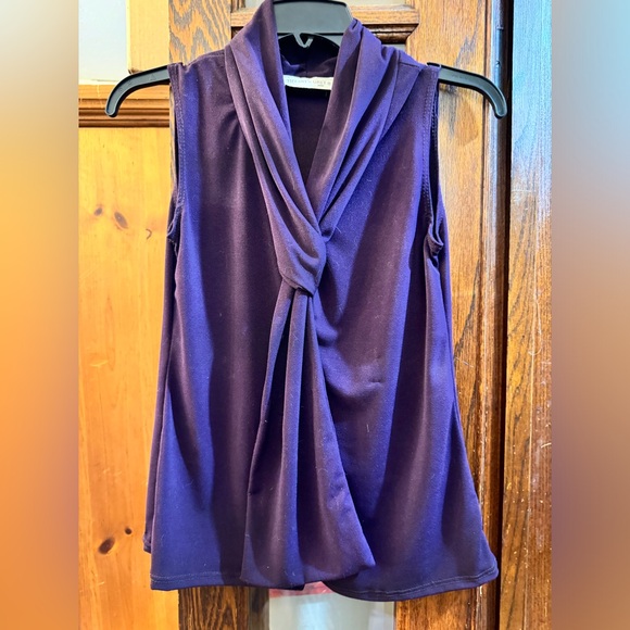 Tiffany & Grey stretch purple top, PS - Picture 3 of 6